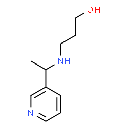 ChemSpider 2D Image | 3-(1-Pyridin-3-yl-ethylamino)-propan-1-ol | C10H16N2O