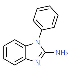 ChemSpider 2D Image | 1-Phenyl-1H-benzimidazol-2-amine | C13H11N3