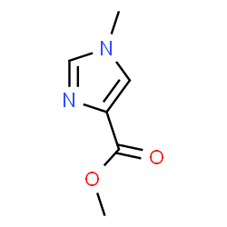 ChemSpider 2D Image | Methyl 1-methylimidazole-4-carboxylate | C6H8N2O2