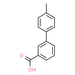 ChemSpider 2D Image | 4'-Methyl-3-biphenylcarboxylic acid | C14H12O2