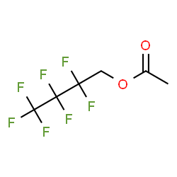 ChemSpider 2D Image | 2,2,3,3,4,4,4-Heptafluorobutyl acetate | C6H5F7O2