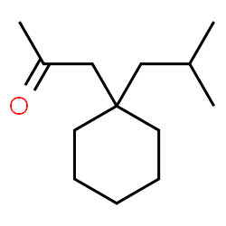 ChemSpider 2D Image | 1-(1-Isobutylcyclohexyl)acetone | C13H24O