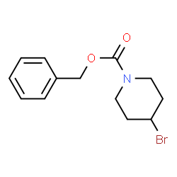 ChemSpider 2D Image | 4-Bromo-N-Z-piperidine | C13H16BrNO2