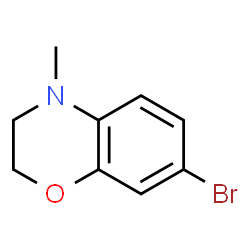 ChemSpider 2D Image | 7-BROMO-4-METHYL-3,4-DIHYDRO-2H-1,4-BENZOXAZINE | C9H10BrNO
