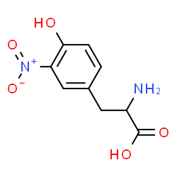ChemSpider 2D Image | 3-NITRO-DL-TYROSINE | C9H10N2O5