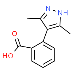 ChemSpider 2D Image | 4-Carboxyphenyl-3,5-dimethylpyrazole | C12H12N2O2
