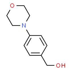 ChemSpider 2D Image | (4-Morpholin-4-yl-phenyl)methanol | C11H15NO2