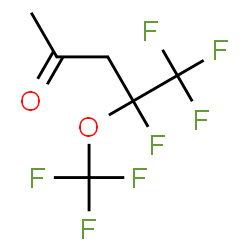 ChemSpider 2D Image | 4,5,5,5-Tetrafluoro-4-(trifluoromethoxy)-2-pentanone | C6H5F7O2