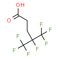 ChemSpider 2D Image | 4,5,5,5-Tetrafluoro-4-(trifluoromethyl)pentanoic acid | C6H5F7O2