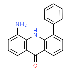 ChemSpider 2D Image | 4-Amino-5-phenyl-9(10H)-acridinon | C19H14N2O