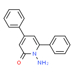ChemSpider 2D Image | 1-Amino-4,6-diphenyl-2(1H)-pyridinone | C17H14N2O