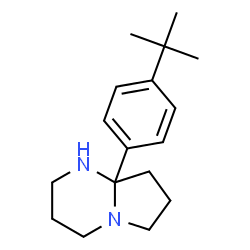 ChemSpider 2D Image | 8a-(4-tert-Butylphenyl)octahydropyrrolo[1,2-a]pyrimidine | C17H26N2