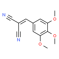 ChemSpider 2D Image | (3,4,5-Trimethoxybenzylidene)malononitrile | C13H12N2O3