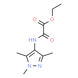 ChemSpider 2D Image | Ethyl oxo[(1,3,5-trimethyl-1H-pyrazol-4-yl)amino]acetate | C10H15N3O3