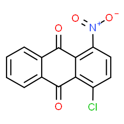 ChemSpider 2D Image | 1-chloro-4-nitro-anthraquinone | C14H6ClNO4