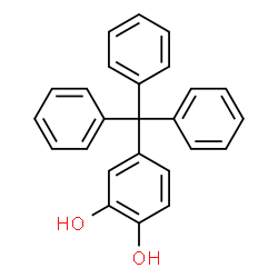 ChemSpider 2D Image | 4-Trityl-1,2-benzenediol | C25H20O2