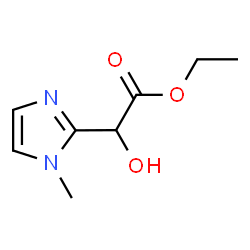 ChemSpider 2D Image | Ethyl hydroxy(1-methyl-1H-imidazol-2-yl)acetate | C8H12N2O3