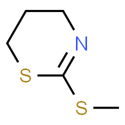 ChemSpider 2D Image | 2-(METHYLSULFANYL)-5,6-DIHYDRO-4H-1,3-THIAZINE | C5H9NS2