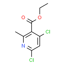 ChemSpider 2D Image | Ethyl 4,6-dichloro-2-methylnicotinate | C9H9Cl2NO2