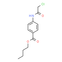 ChemSpider 2D Image | Butyl 4-[(chloroacetyl)amino]benzoate | C13H16ClNO3