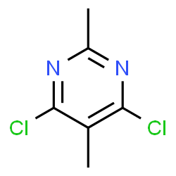 ChemSpider 2D Image | 4,6-Dichloro-2,5-dimethylpyrimidine | C6H6Cl2N2