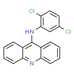 ChemSpider 2D Image | N-(2,5-Dichlorophenyl)-9-acridinamine | C19H12Cl2N2