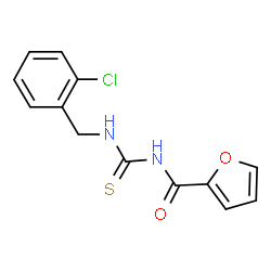 ChemSpider 2D Image | N-[(2-Chlorobenzyl)carbamothioyl]-2-furamide | C13H11ClN2O2S