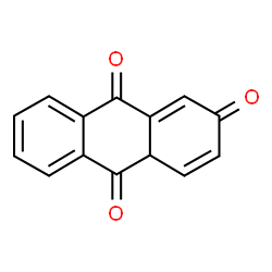 ChemSpider 2D Image | 2,9,10(4aH)-Anthracenetrione | C14H8O3
