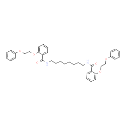ChemSpider 2D Image | N,N'-1,8-Octanediylbis[2-(2-phenoxyethoxy)benzamide] | C38H44N2O6