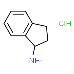 ChemSpider 2D Image | 1-Aminoindane | C9H12ClN