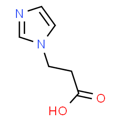 ChemSpider 2D Image | 3-Imidazol-1-yl-propionic acid | C6H8N2O2