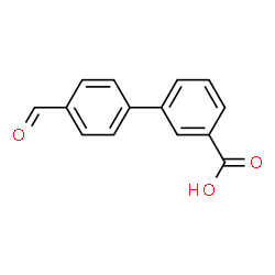 ChemSpider 2D Image | 3-(4-Formylphenyl)benzoic acid | C14H10O3