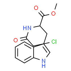 ChemSpider 2D Image | Methyl N-(chloroacetyl)tryptophanate | C14H15ClN2O3