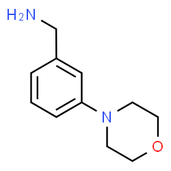 ChemSpider 2D Image | 3-Morpholinobenzylamine | C11H16N2O