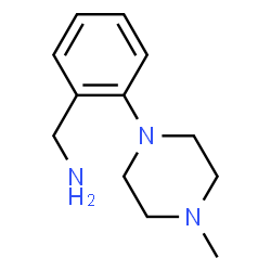 ChemSpider 2D Image | 2-(4-Methyl-1-piperazinyl)benzenemethanamine | C12H19N3