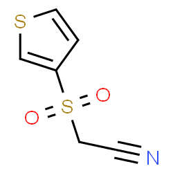 ChemSpider 2D Image | (3-Thienylsulfonyl)acetonitrile | C6H5NO2S2