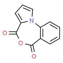 ChemSpider 2D Image | 4H,6H-Pyrrolo[1,2-a][4,1]benzoxazepine-4,6-dione | C12H7NO3