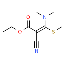 ChemSpider 2D Image | ethyl 2-cyano-3-(dimethylamino)-3-(methylthio)acrylate | C9H14N2O2S