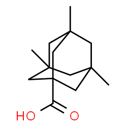 ChemSpider 2D Image | 3,5,7-Trimethyl-1-adamantanecarboxylic acid | C14H22O2