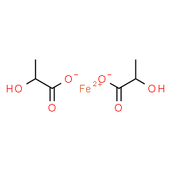 ChemSpider 2D Image | Iron(II) lactate | C6H10FeO6
