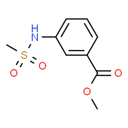 ChemSpider 2D Image | methyl 3-methanesulfonamidobenzoate | C9H11NO4S
