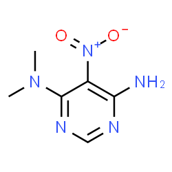 ChemSpider 2D Image | N,N-Dimethyl-5-nitro-4,6-pyrimidinediamine | C6H9N5O2