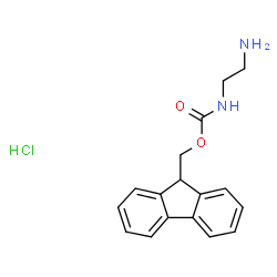 ChemSpider 2D Image | N-1-Fmoc-1,2-diaminoethane · HCl | C17H19ClN2O2