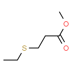 ChemSpider 2D Image | Methyl 3-(ethylthio)propanoate | C6H12O2S