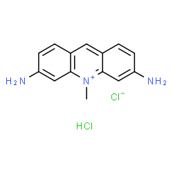 ChemSpider 2D Image | Acriflavinium chloride hydrochloride | C14H15Cl2N3