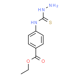ChemSpider 2D Image | Ethyl 4-[(Hydrazinocarbothioyl)amino]benzoate | C10H13N3O2S
