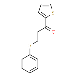 ChemSpider 2D Image | 3-(phenylthio)-1-(2-thienyl)propan-1-one | C13H12OS2