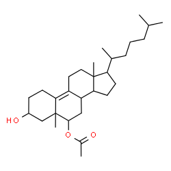 ChemSpider 2D Image | 3-Hydroxy-5-methyl-19-norcholest-9-en-6-yl acetate | C29H48O3