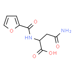 ChemSpider 2D Image | N~2~-2-Furoylasparagine | C9H10N2O5