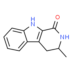 ChemSpider 2D Image | 3-Methyl-2,3,4,9-tetrahydro-1H-beta-carbolin-1-one | C12H12N2O